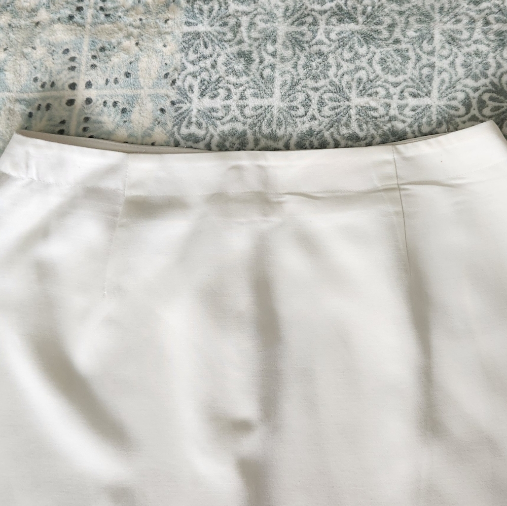 Jones New York White Maxi Collection Long Skirt